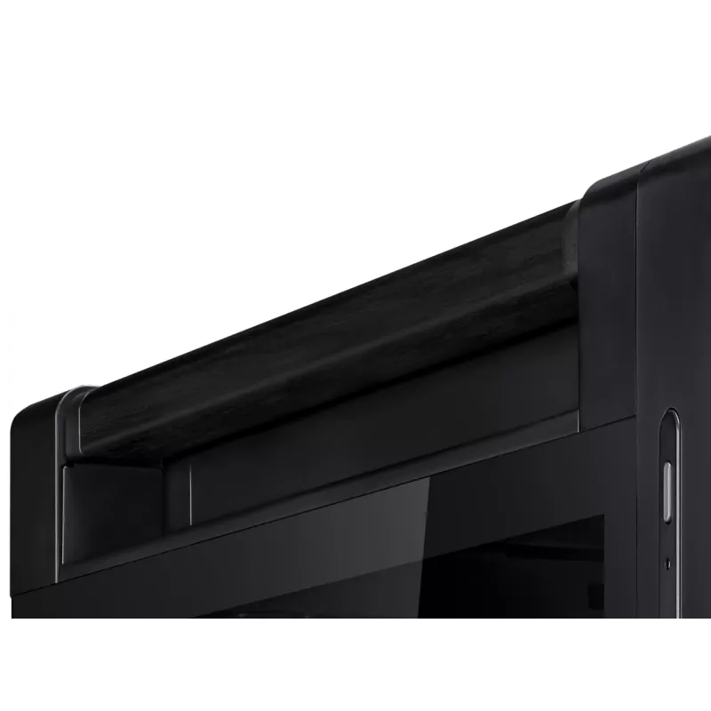 PC korpuss ASUS ProArt PA602 Wood Edition Midi Tower Melns — Koks, ATX/EATX atbalsts, Rūdīts stikls, 4×3.5 collu / 8×2.5 collu, GPU līdz 450 mm