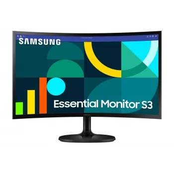 Samsung S36GD 24 collu izliekts monitors, Full HD, VA panelis, melns