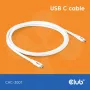 USB-C kabelis CLUB3D CAC-3001 2m USB4 Gen 3x2 balts