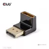 Adapter Club 3D DisplayPort vīrietis uz DisplayPort 1.4 sieviete 90° leņķis, atbalsta 4K@120Hz