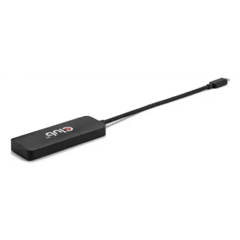 CLUB3D CSV-1554 USB Type-C MST centrmezgls, 3×HDMI, melns