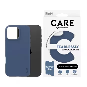 PanzerGlass CARE by Fashionable Case Blue iPhone 16 Pro Max Caurspīdīgs Vāciņš