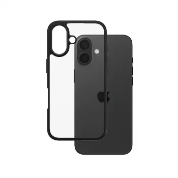 PanzerGlass CARE™ by ® Urban Combat Caurspīdīgs ar Melnu Rāmi iPhone 16