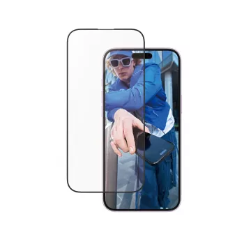 PanzerGlass® Ekrāna aizsargs ar alumīnija rāmi iPhone 16 Plus | 15 Plus | Ultra-Wide Fit