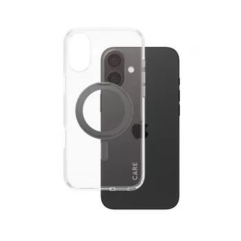 PanzerGlass CARE™ by ® Macītis Caurspīdīgs ar Melnu Kājiņu un MagSafe iPhone 16 Plus