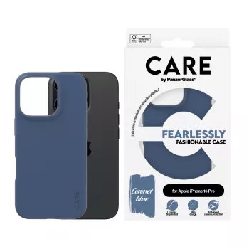 PanzerGlass CARE™ by ® Maciņš Blue iPhone 16 Pro