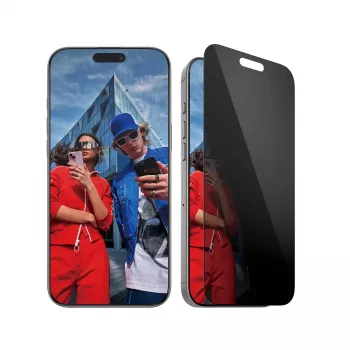 PanzerGlass® Privātuma ekrāna aizsargs iPhone 16 Pro Max | Ultra-Wide Fit ar EasyAligner