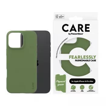 PanzerGlass CARE by® Fashionable Case Green iPhone 16 Pro Max