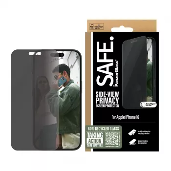 Privātuma ekrāna aizsargs PanzerGlass SAFE. iPhone '24 6.1 collu | Ultra-Wide Fit