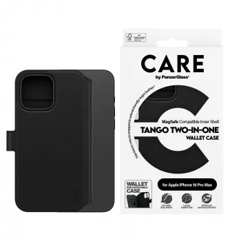 PanzerGlass CARE™ by ® Tango 2-in-1 Maciņš ar vāciņu un MagSafe iPhone 16 Pro Max