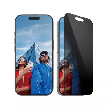 PanzerGlass® Privātuma ekrāna aizsargs iPhone 16 Pro | Ultra-Wide Fit ar EasyAligner