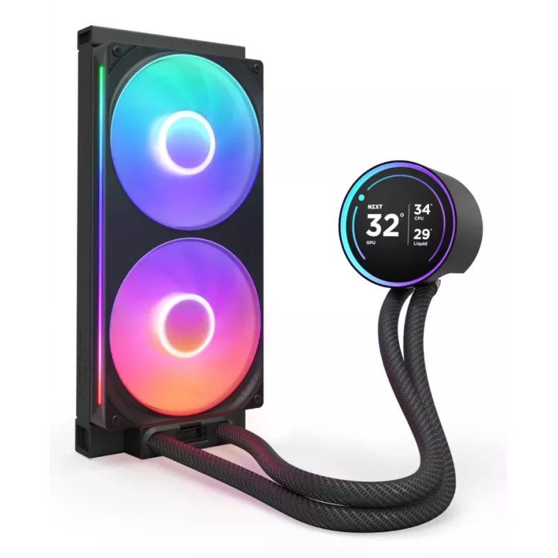 NZXT CPU dzesētājs Kraken Elite 280 RGB Melns