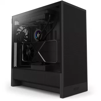 NZXT H5 Flow (2024) ATX korpuss, melns