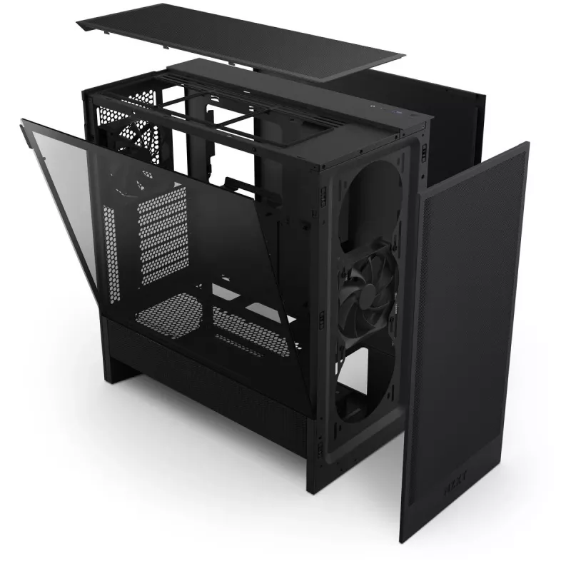 NZXT H5 Flow (2024) ATX korpuss, melns