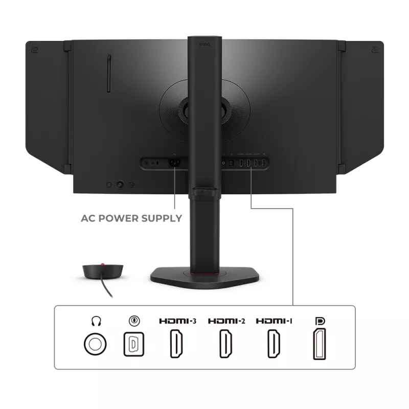 BenQ ZOWIE XL2566X+ 24,5 inch Full HD monitors (1920x1080) TN panel 320 cd/m² melns