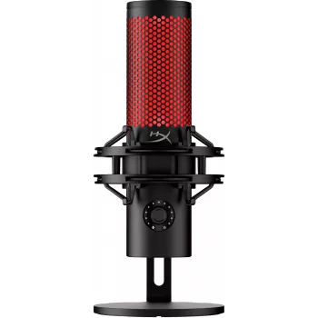 HyperX QuadCast 2 - USB Mikrofons (Melns), Podcast mikrofons, -7.5 dB, 20 - 20000 Hz, 0.05%, 32 Ω, 24 bit