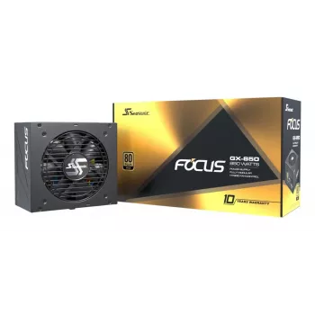 SEASONIC Focus GX barošanas bloks 850 W 20+4 Pin ATX ATX Melns