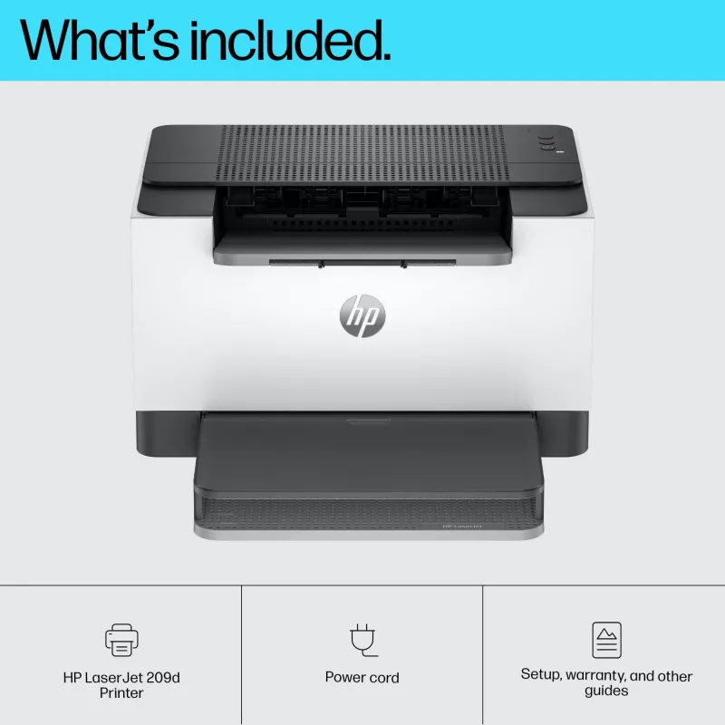 HP LaserJet M209d printeris, lāzerprinteris, 600 x 600 DPI, A4, 29 lpp/min, abpusējā drukāšana, melns, balts