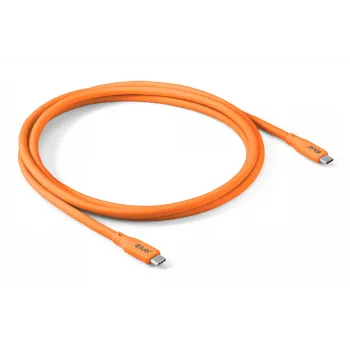 CLUB3D USB4 Gen 2x2 kabelis 2 m USB C oranžs