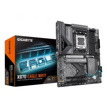 Mātesplate GIGABYTE X870 EAGLE WIFI7 ATX, AMD X870, Socket AM5, DDR5, Wi‑Fi 7, 2.5Gb LAN