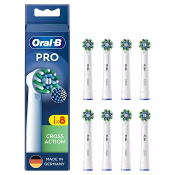 Oral-B CrossAction 8 gab. baltas