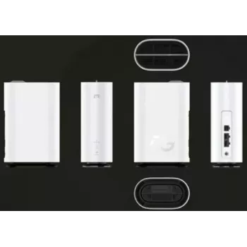 Galda maršrutētājs ZTE G5C divjoslu Wi‑Fi 802.11ac (Wi‑Fi 6 AX1800, NanoSIM, 2×Gigabit LAN, USB-A)
