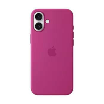 Apple Silicone Case ar MagSafe iPhone 16 Plus Fuksija