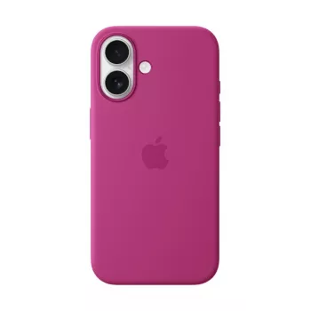 Apple Silicone Case ar MagSafe iPhone 16 Fuksija