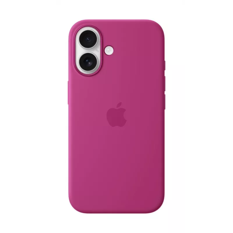 Apple Silicone Case ar MagSafe iPhone 16 Fuksija