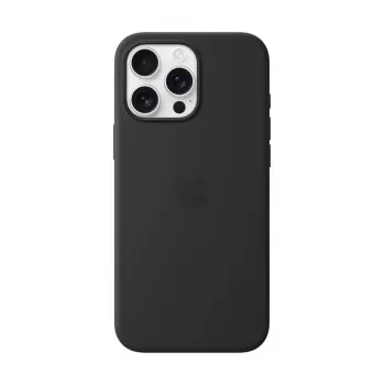 Apple Silicone Case ar MagSafe iPhone 16 Pro Max Melns