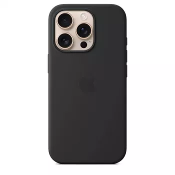 Apple Silicone Case ar MagSafe iPhone 16 Pro Melns