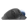 LOGITECH Ergo M575s Bezvadu Trackball - Pelēks ar zilu bumbu