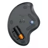 LOGITECH Ergo M575s Bezvadu Trackball - Pelēks ar zilu bumbu