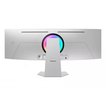 Samsung G95SD dators monitors 124.5 cm (49 colli) 5120 x 1440 pikseļi Dual QHD OLED Sudrabs