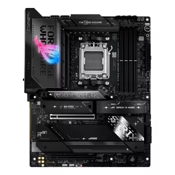 Mātesplate ASUS ROG STRIX X870E-E GAMING WIFI ATX, AMD X870E, Socket AM5, DDR5, 4 DIMM, Wi‑Fi 7, Bluetooth 5.4, 5Gb LAN