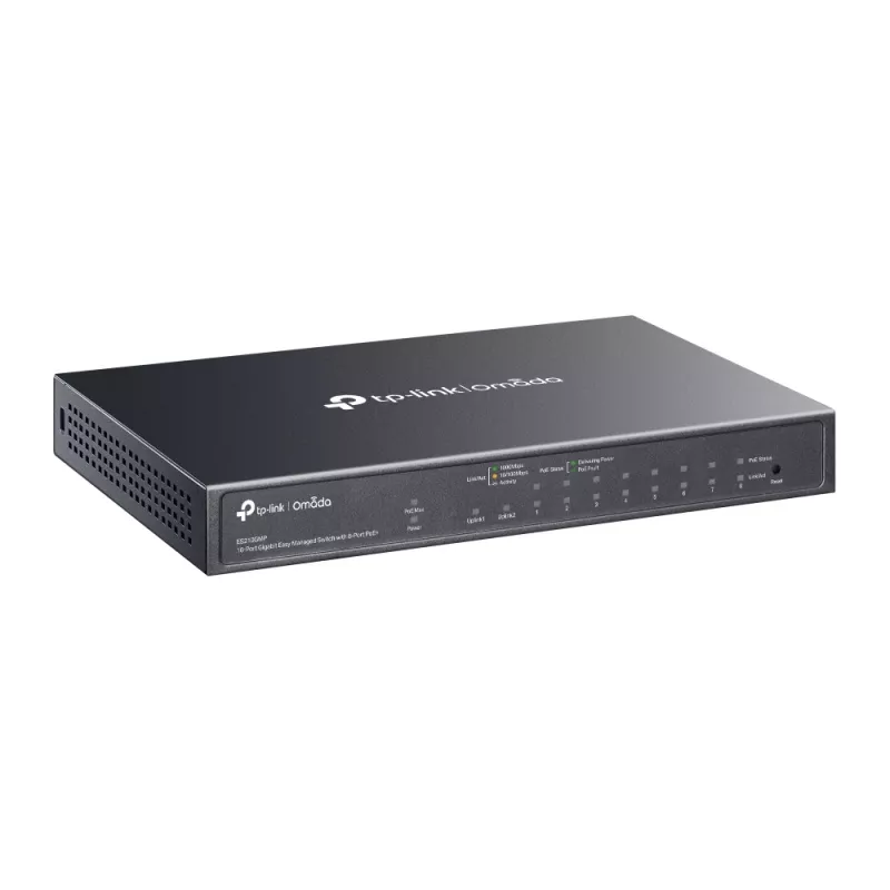 Pārvaldāms slēdzis TP-Link Omada ES210GMP 10 porti Gigabit Ethernet PoE