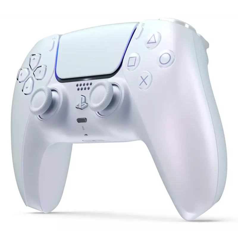 Bezvadu spēļu kontrolieris Sony PlayStation 5 S1000044424 — Bluetooth & USB-C, Pērļu krāsa, 12 h akumulators, vibrācija, austiņu izeja