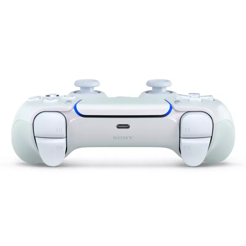 Bezvadu spēļu kontrolieris Sony PlayStation 5 S1000044424 — Bluetooth & USB-C, Pērļu krāsa, 12 h akumulators, vibrācija, austiņu izeja