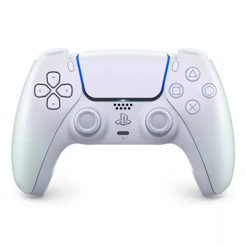 Bezvadu spēļu kontrolieris Sony PlayStation 5 S1000044424 — Bluetooth & USB-C, Pērļu krāsa, 12 h akumulators, vibrācija, austiņu izeja