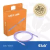 USB C kabelis CLUB3D CAC-3004 2m violets