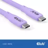USB C kabelis CLUB3D CAC-3004 2m violets