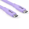 USB C kabelis CLUB3D CAC-3004 2m violets