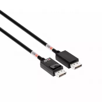 CLUB3D DisplayPort™ 2.1 Divirzienu VESA DP80 Sertificēts Kabelis 4K240Hz, 8K60Hz vai 10K60Hz M/M 1.6m
