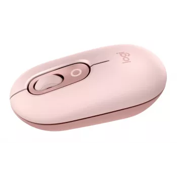 Logitech POP Mouse - Pielāgojama Emocijzīmju Poga - Bezvadu - Rozā