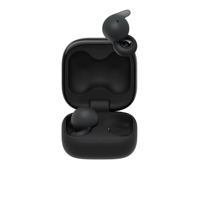 Austiņas Sony LinkBuds Open WFL910B — bezvadu Bluetooth iekšējās, 20–20 000 Hz, 10 m darbības rādiuss, 63 g, melnas