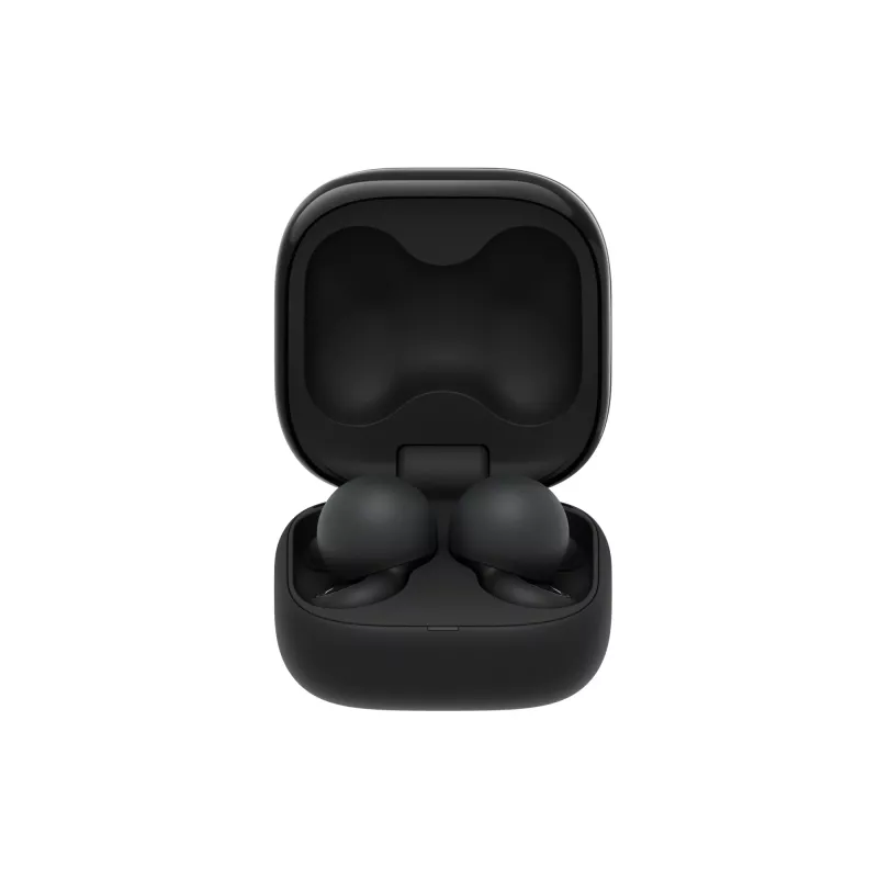 Austiņas Sony LinkBuds Open WFL910B — bezvadu Bluetooth iekšējās, 20–20 000 Hz, 10 m darbības rādiuss, 63 g, melnas