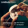 Austiņas Sony LinkBuds Open WFL910B — bezvadu Bluetooth iekšējās, 20–20 000 Hz, 10 m darbības rādiuss, 63 g, melnas