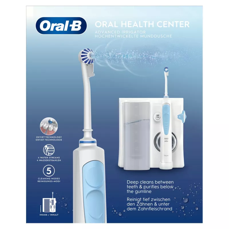 Mutes duša Oral-B OxyJet, balta