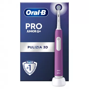 Oral-B Junior bērnu rotējoša zobu birste violeta