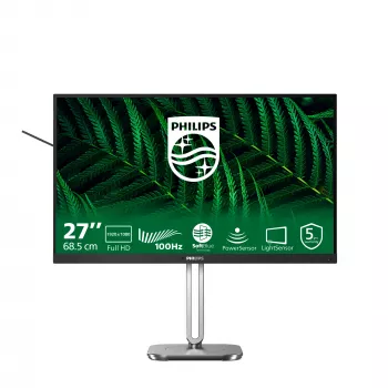 Philips 5000 sērija 27B2G5200/00 datora monitors 68.6 cm (27 collas) 1920 x 1080 pikseļi Full HD LCD antracīts